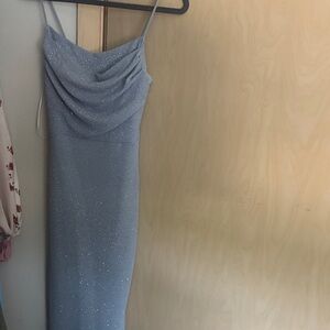 Windsor Sparkling Silver Gown